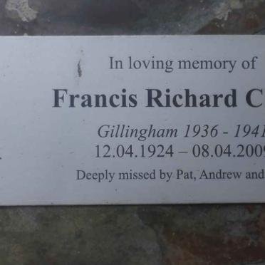 CHICK Francis Richard 1924-2009