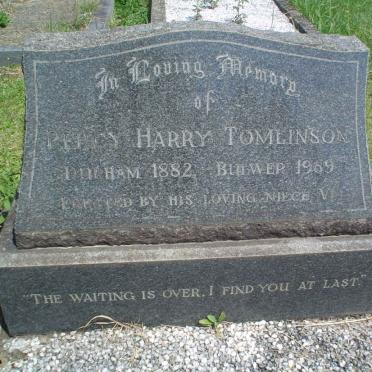 TOMLINSON Percy Harry 1882-1969