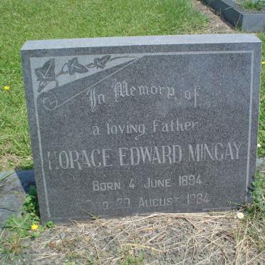 MINGAY Horace Edward 1894-1984