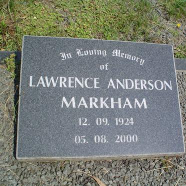 MARKHAM Lawrence Anderson 1924-2000