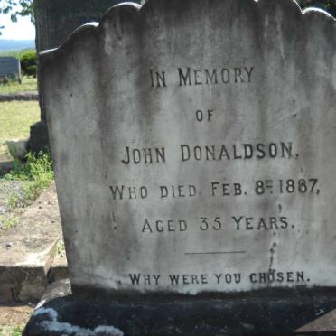 DONALDSON John -1887