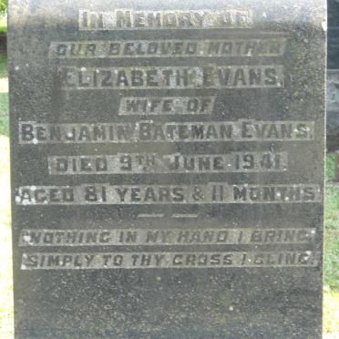 EVANS Elizabeth -1941