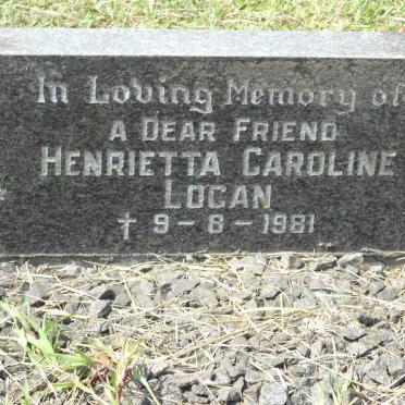 LOGAN Henrietta Caroline -1981