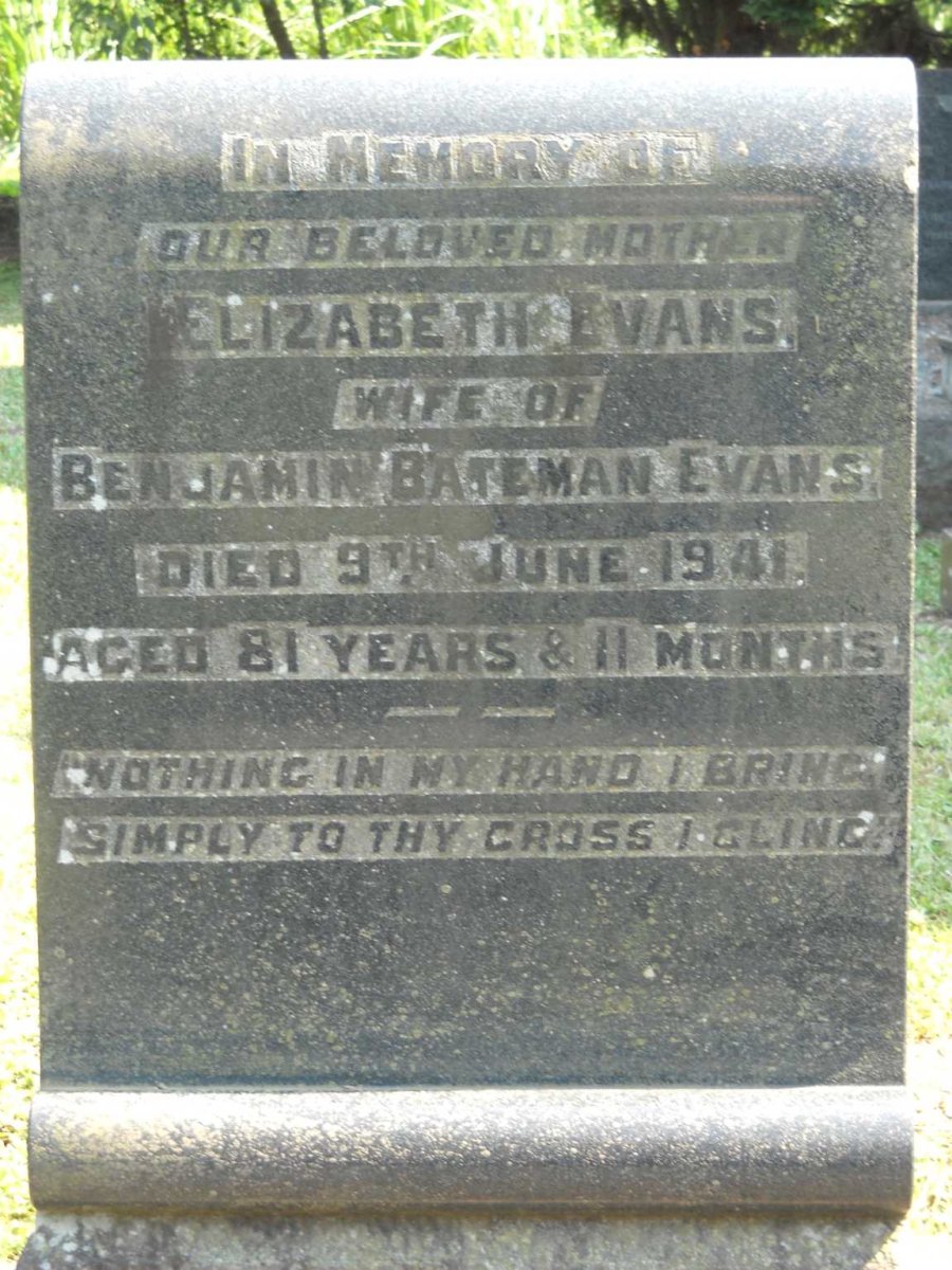 EVANS Elizabeth -1941