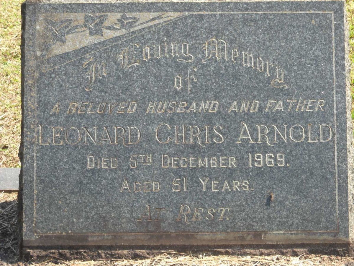 ARNOLD Leonard Chris -1969