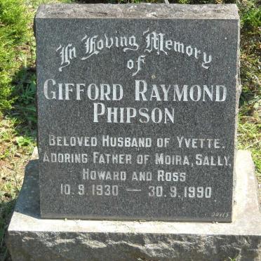PHIPSON Gifford Raymond 1930-1990