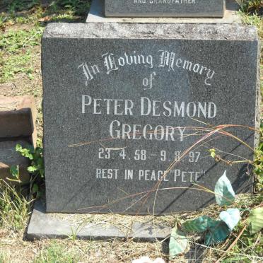 GREGORY Peter Desmond 1958-1997