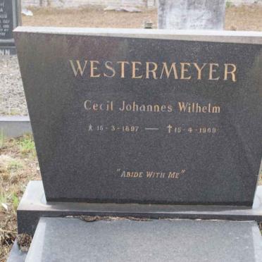 WESTERMEYER Cecil Johannes Wilhelm 1897-1969