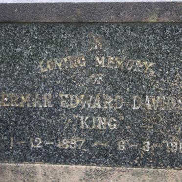 KING Herman Edward Davidson 1897-1966