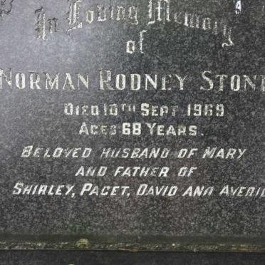 STONE Norman Rodney -1969