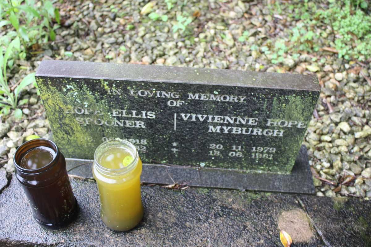 SPOONER Hope Ellis 1918-1982 :: MYBURGH Vivienne Hope 1979-1981