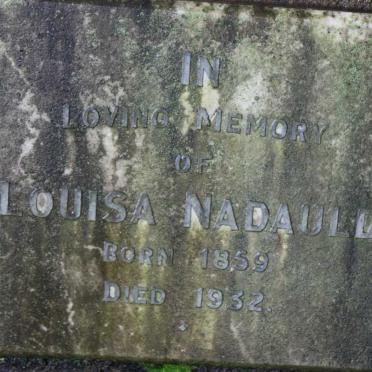 NADAULD Louisa 1859-1932