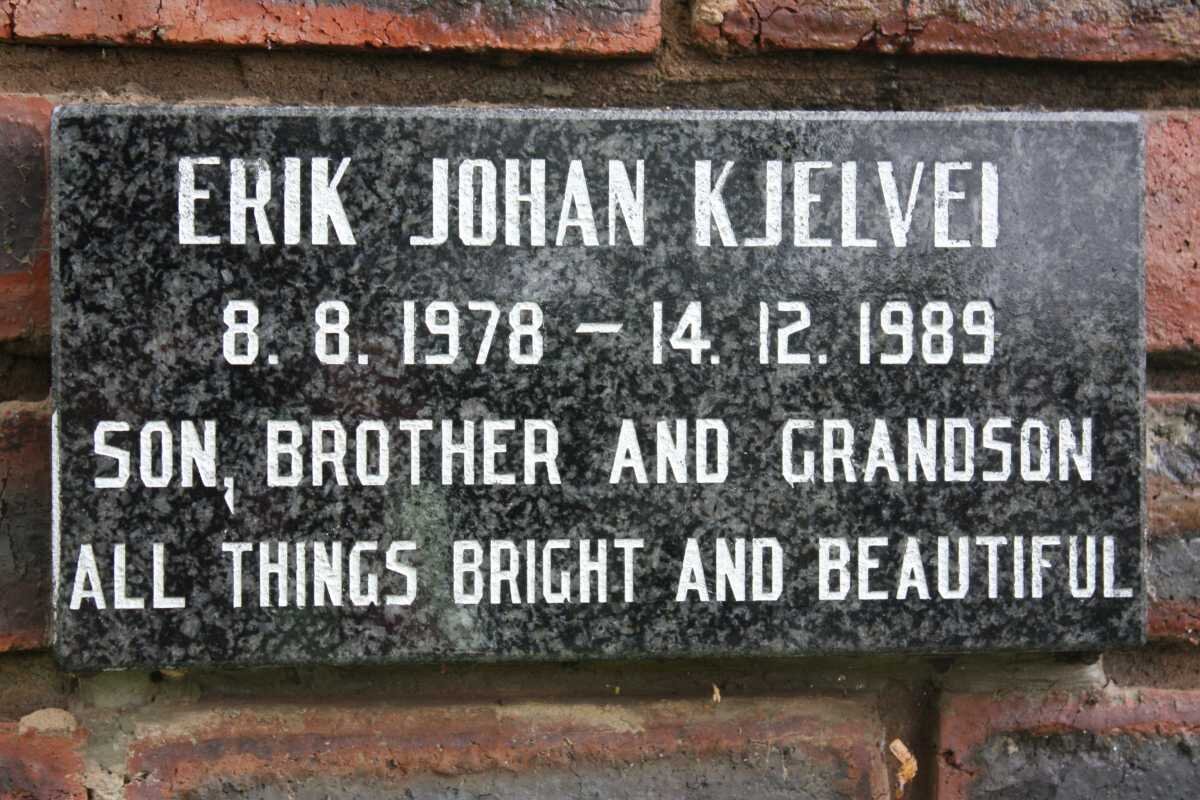 KJELVEI Erik Johan 1978-1989