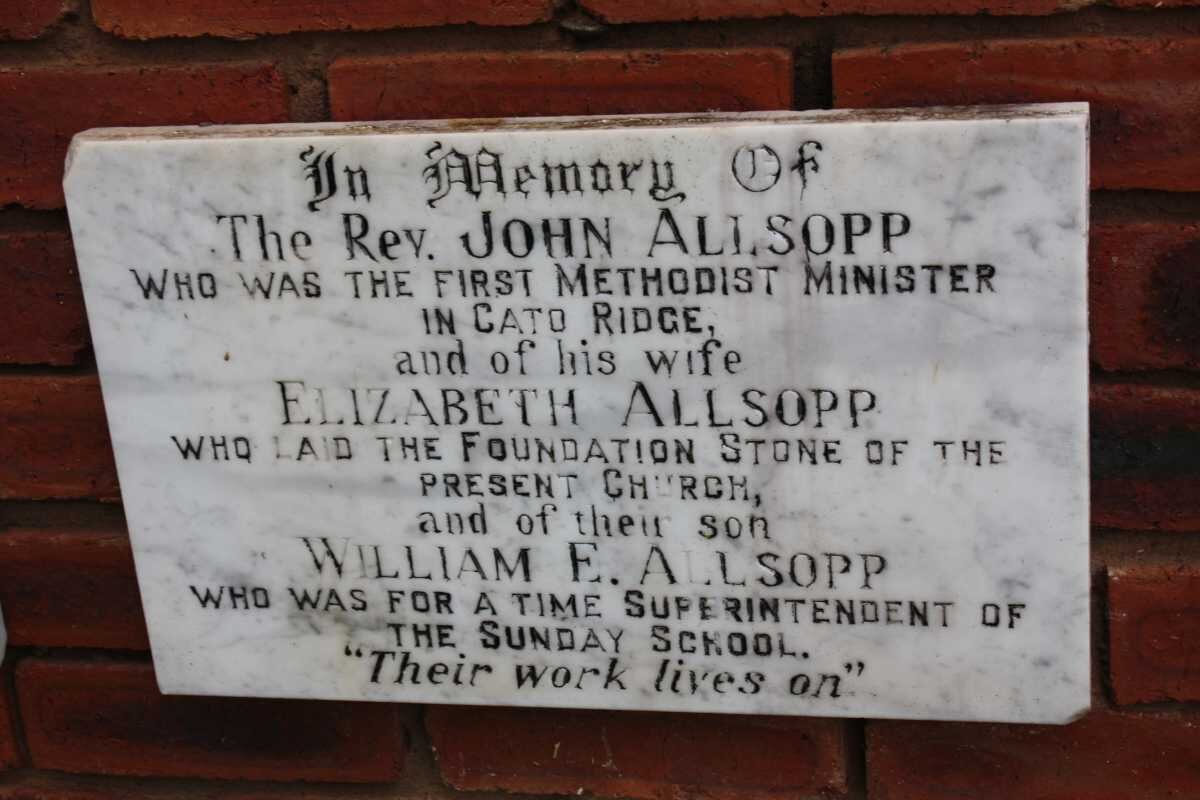 ALLSOPP John &amp; Elizabeth :: ALLSOPP William E.