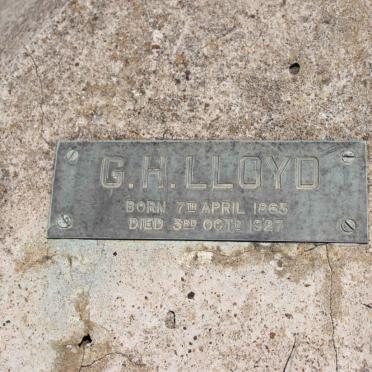 LLOYD G.H. 1865-1927