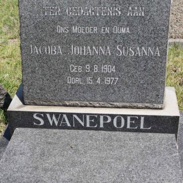SWANEPOEL Jacoba Johanna Susanna 1904-1977