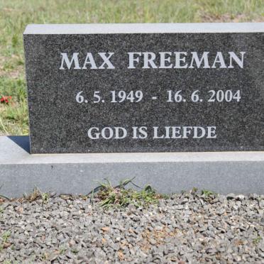 FREEMAN Max 1949-2004