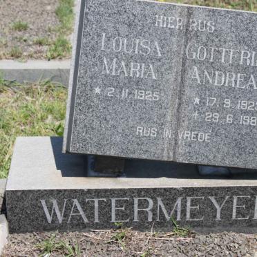 WATERMEYER Gottfried Andreas 1923-1981 &amp;  Louis Maria 1925-