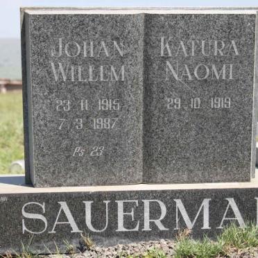 SAUERMAN Johan Willem 1915-1987 &amp; Katura Naomi 1919-
