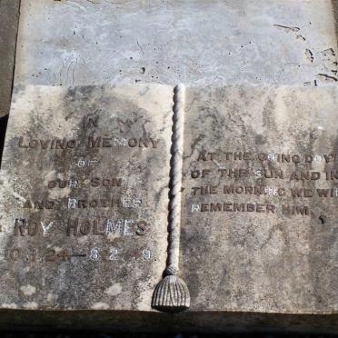 HOLMES Roy 1924-1949