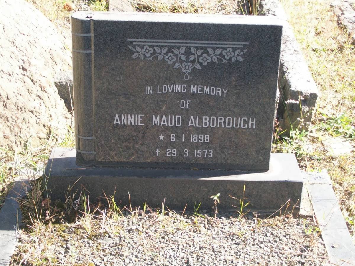 ALBOROUGH Annie Maud 1898-1973