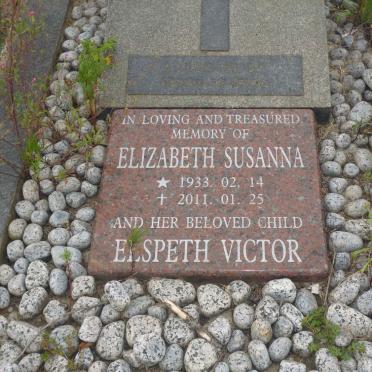 ? Elizabeth Susanna 1933-2011 :: ? Elspeth Victor