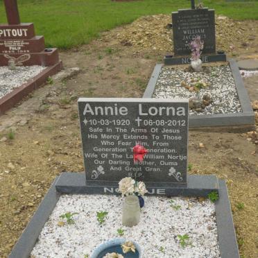 NORTJE Annie Lorna 1920-2012