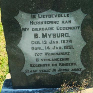 MYBURG B. 1874-1951