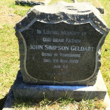 GELDART John Simpson -1900