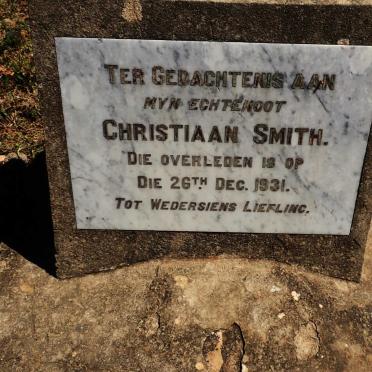SMITH Christiaan -1931