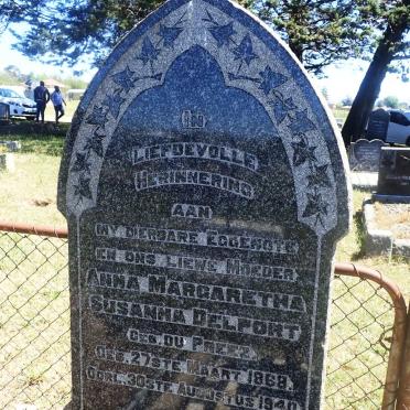 DELPORT Jan Hendrik 1868-1959 &amp; Anna Margaretha Susanna DU PREEZ 1868-1940