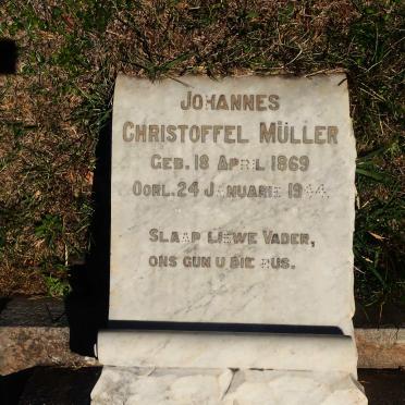 MÜLLER Johannes Christoffel 1869-1944