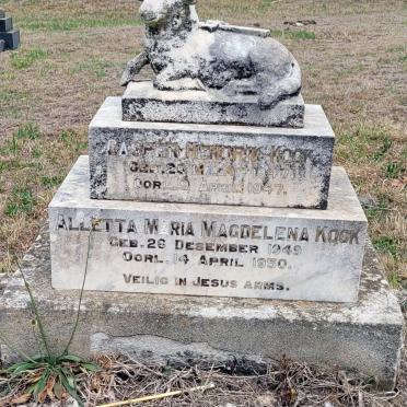 KOCK Casper Hendrik 1947-1947 :: KOCK Aletta Maria Magdalena 1949-1950