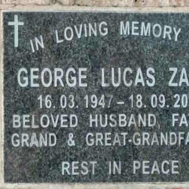 ZAKAS George Lucas 1947-2012