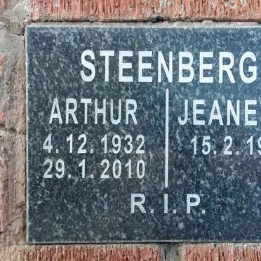 STEENBERG Arthur 1932-2010 &amp; Jeanette 1940-