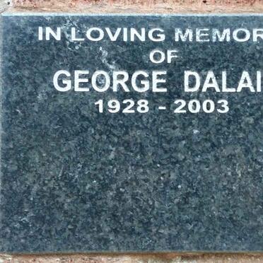 DALAIS George 1928-2003