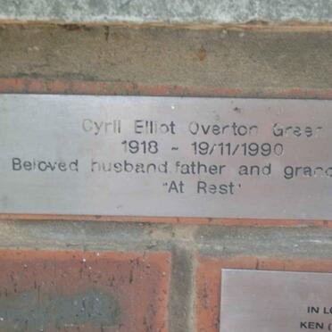 GREEN Cyril Elliot Overton 1918-1990