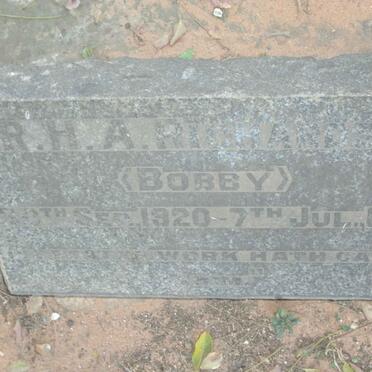 RICHARDSON R.H.A. 1920-1936