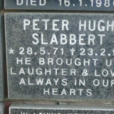 SLABBERT Peter Hugh 1971-1997