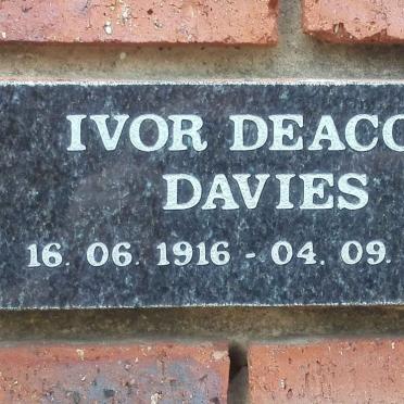 DAVIES Ivor Deacon 1916-2004