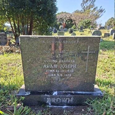BROWN Adam Joseph 1970-1979