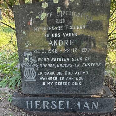 HERSELMAN Andre 1948-1977