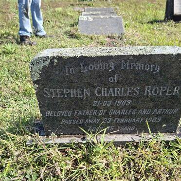 ROPER Stephen Charles -1903