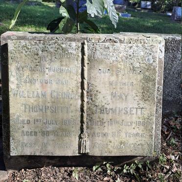 THOMPSETT William George -1965 & May -1969