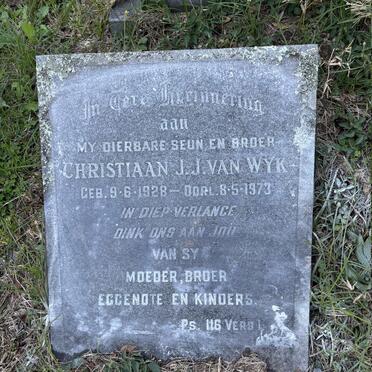 WYK Christiaan J.J., van 1928-1973