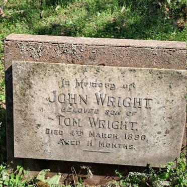 WRIGHT John -1890