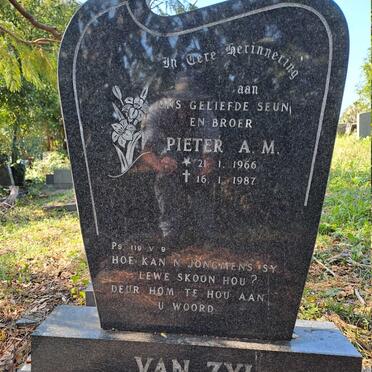 ZYL Pieter A.M. , van 1966-1987