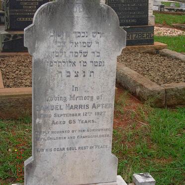 APTER Samuel Harris -1927