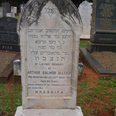 ALLESON Arthur Salmon -1931