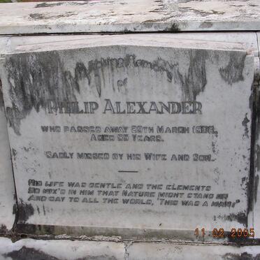 ALEXANDER Philip -1936